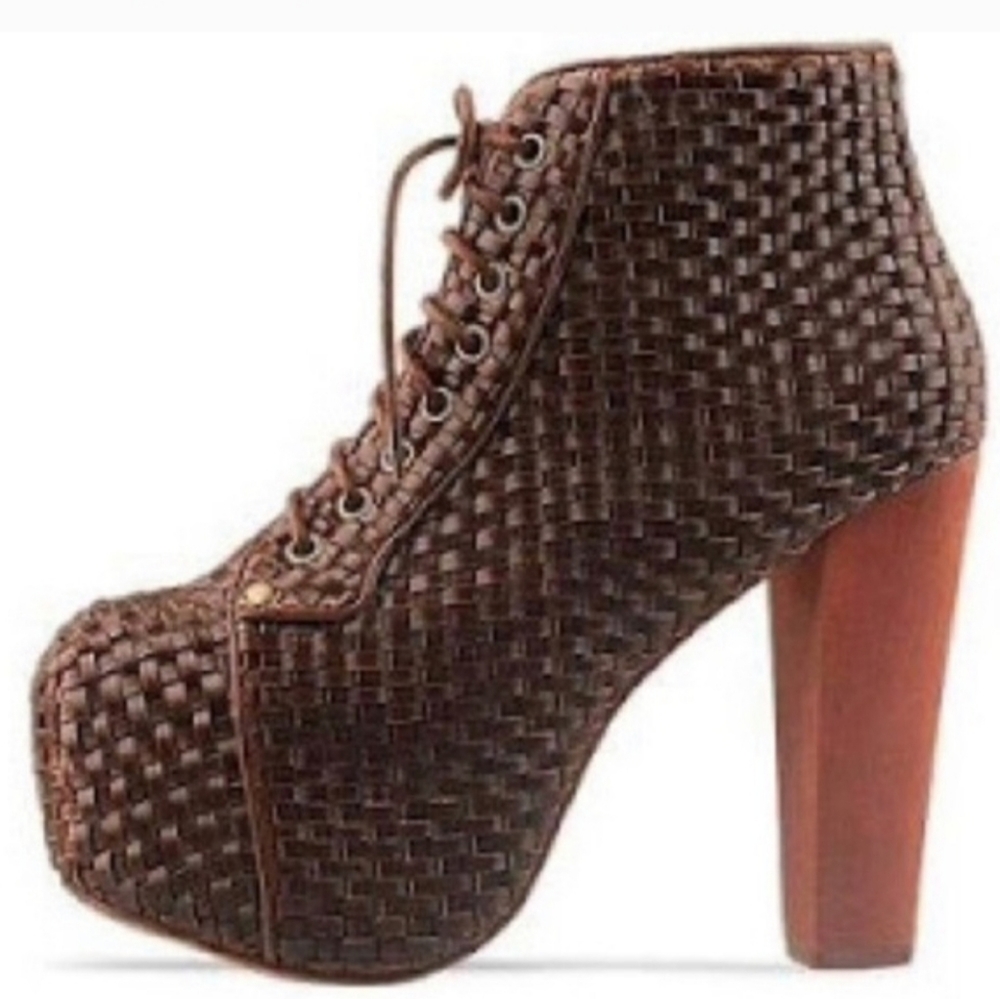 Jeffrey Campbell Cognac Lita Booties